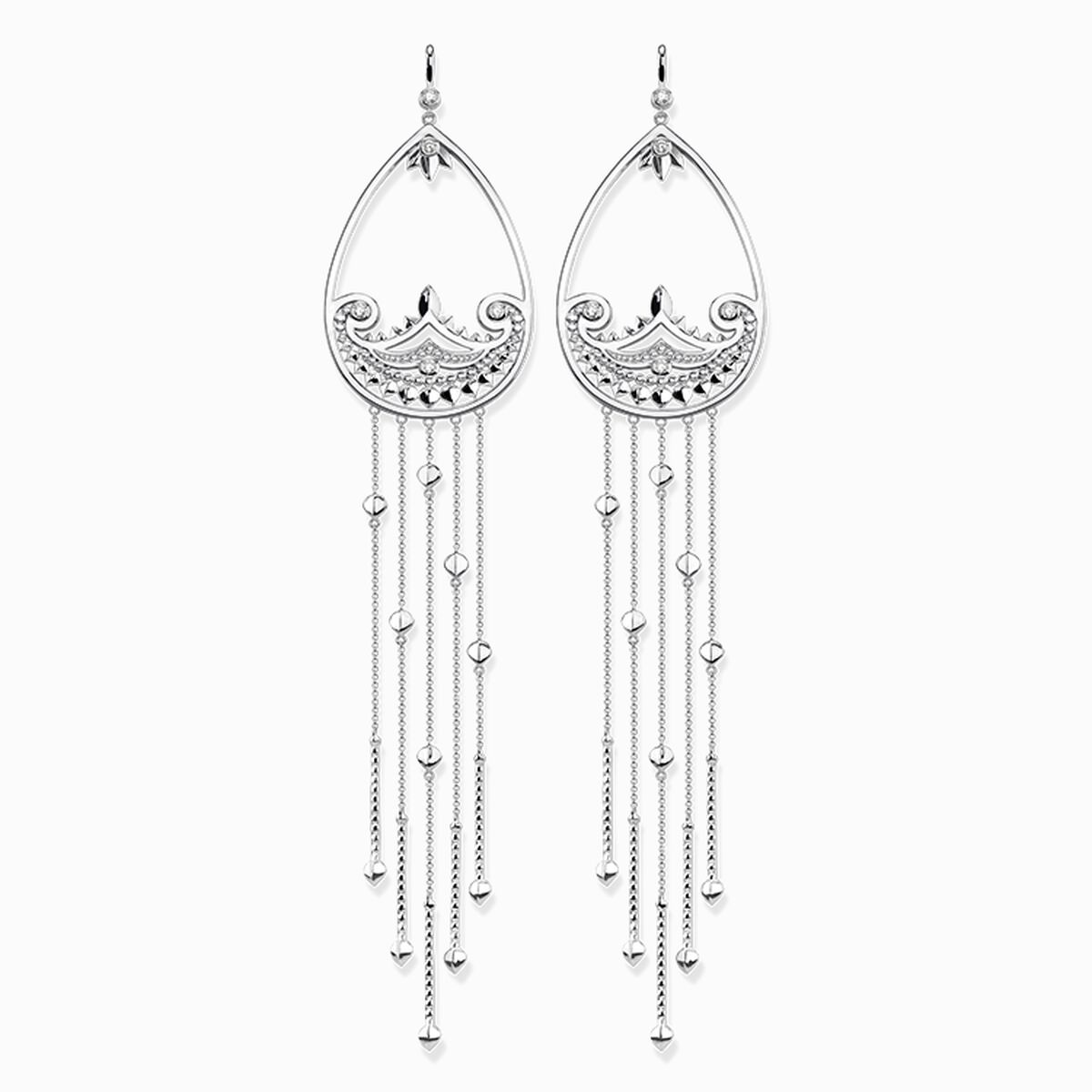 Earrings paisley-design
