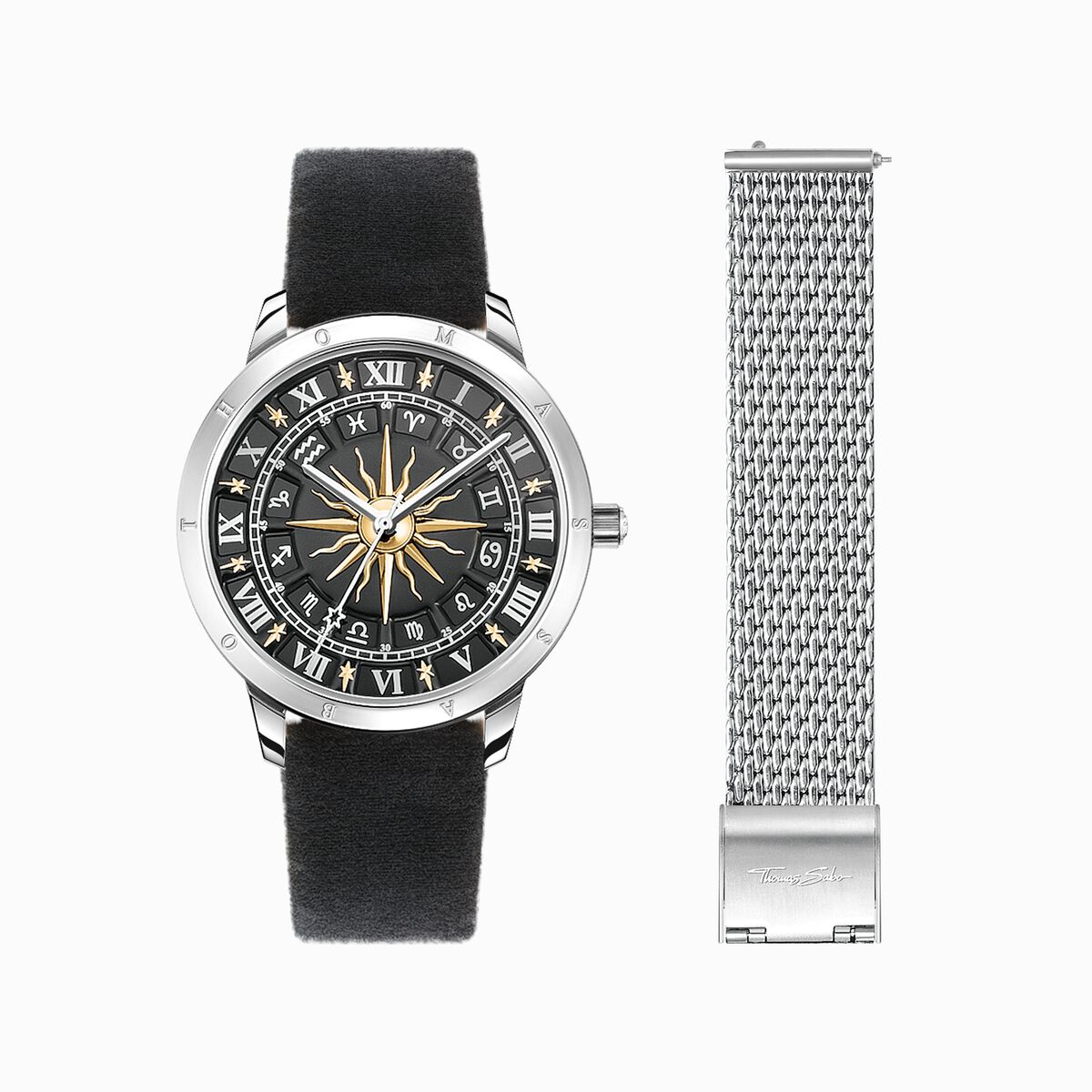 Women’s watch sun, two-tone