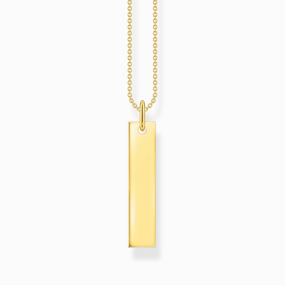 Necklace tag gold