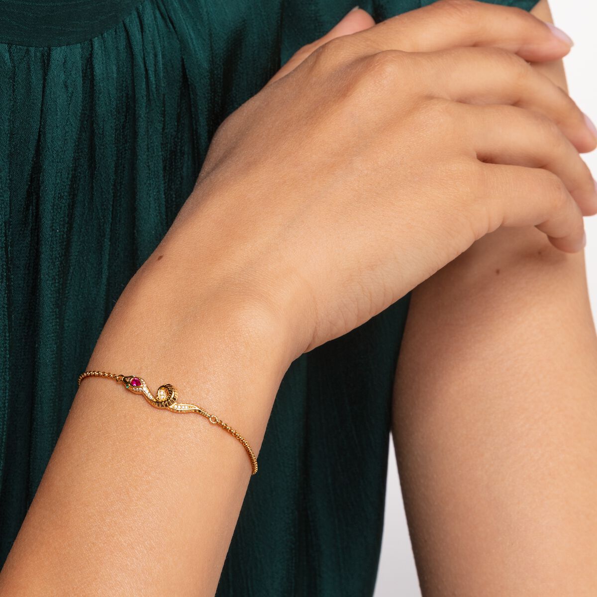Bracelet snake gold