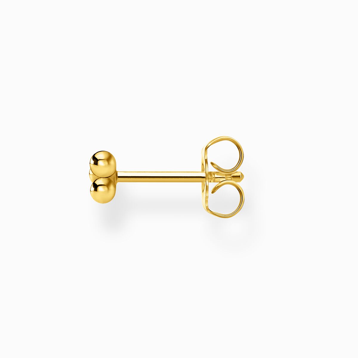 Single ear stud dots gold