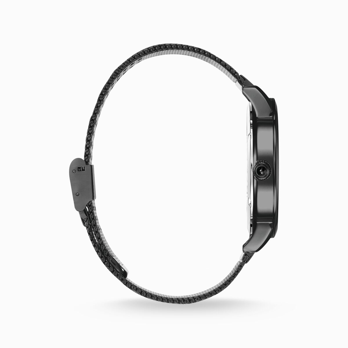 Men’s watch Elements of Nature with black stones two-tone