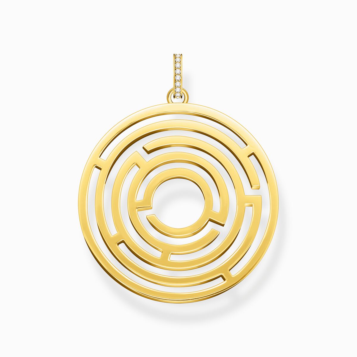 Pendant maze colourful stones
