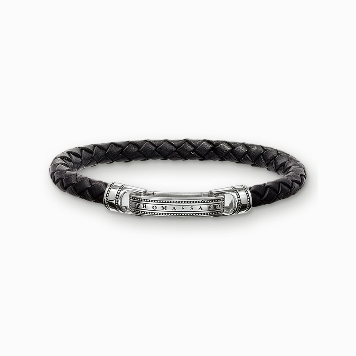 Leather bracelet black