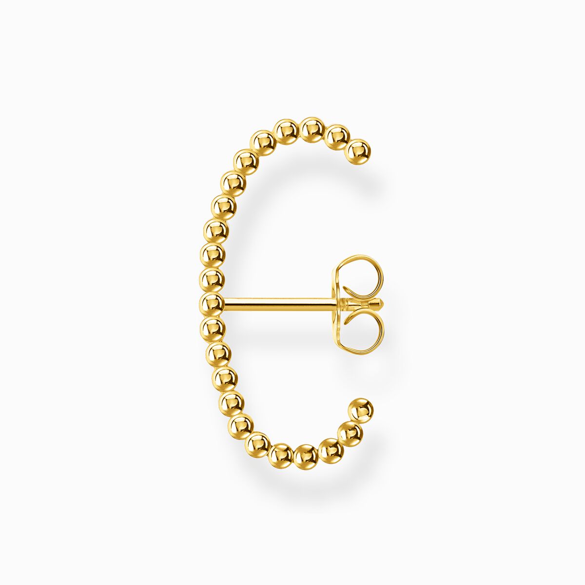 Single ear stud dots gold