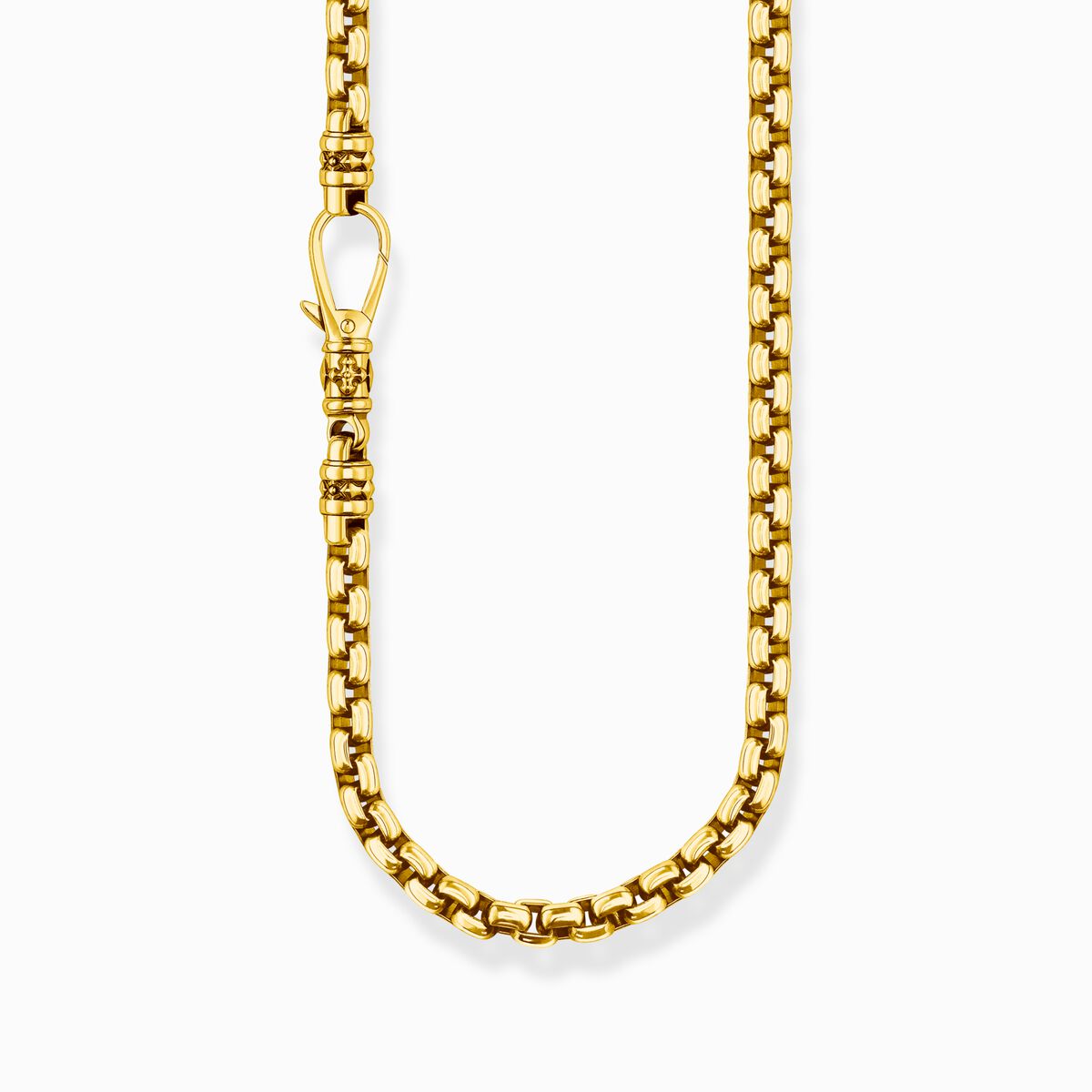 Gold-plated Venezia necklace Thickness 5.00 mm (0.20 Inch)