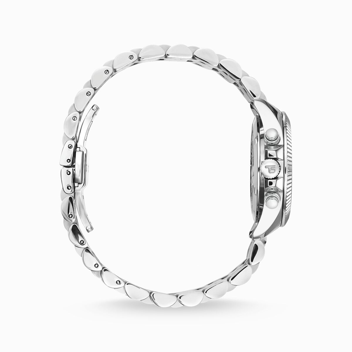 Watch Divine Chrono with dial in black silver-coloured