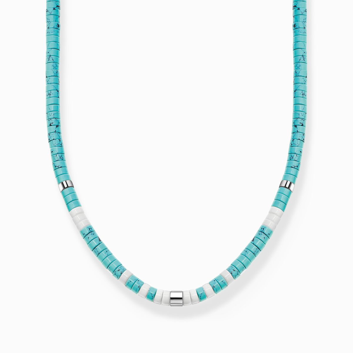 Necklace with turquoise stones