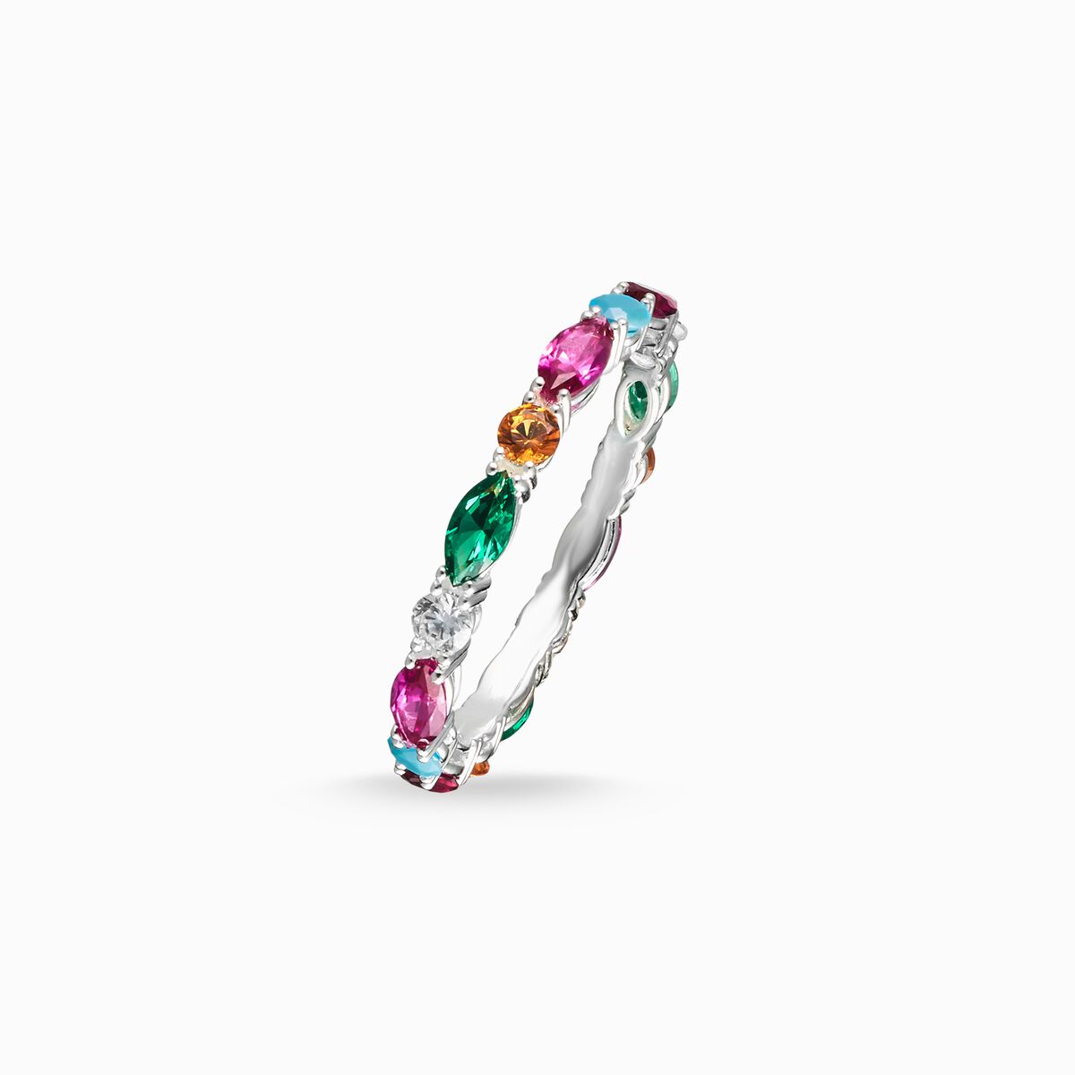 Ring colourful stones
