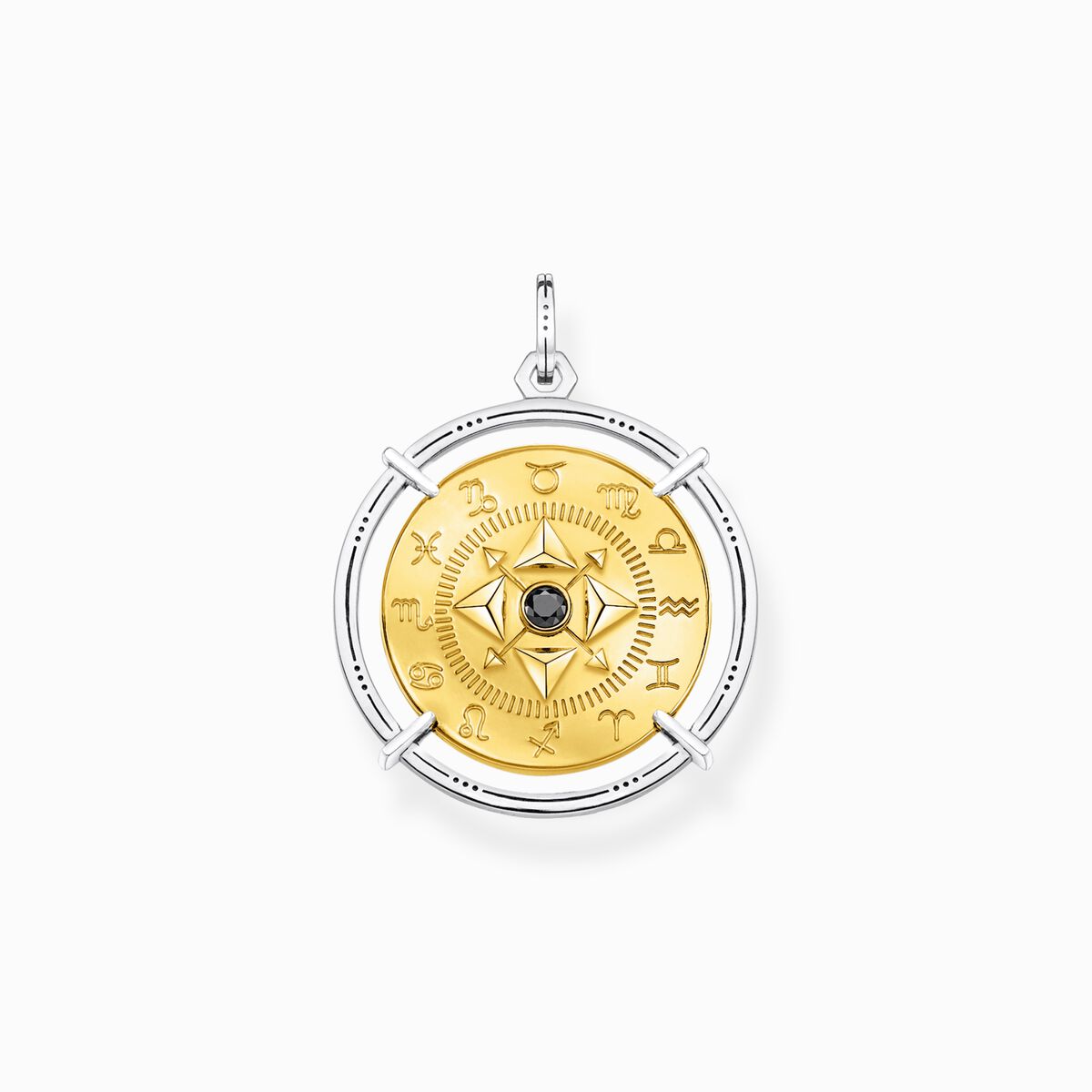 Pendant amulet elements of nature gold