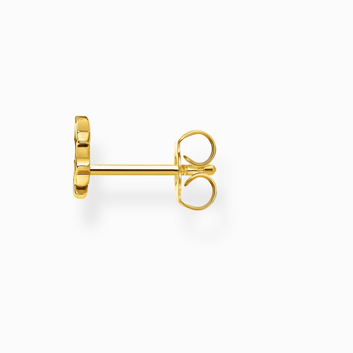 Single ear stud stars gold