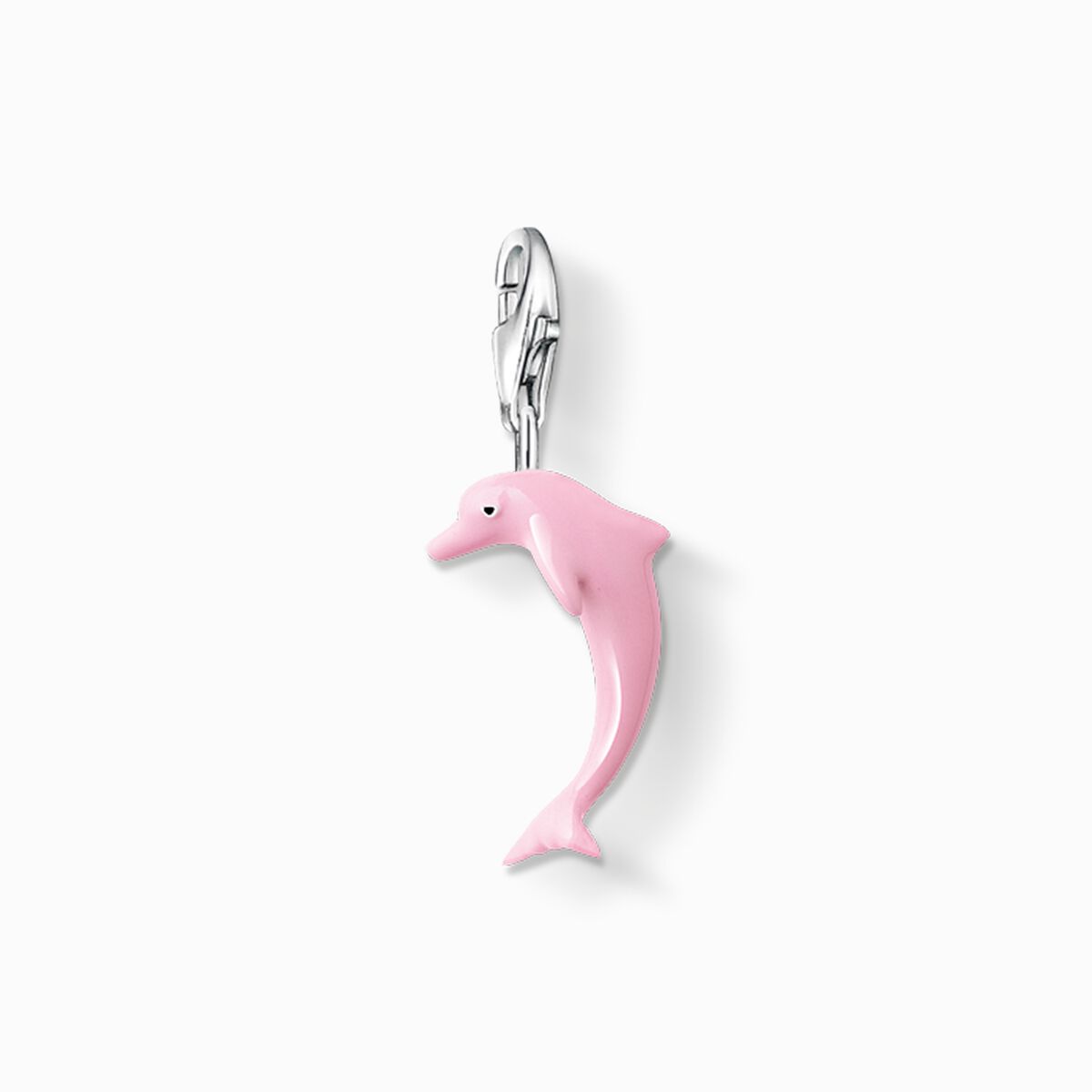 Charm pendant pink dolphin
