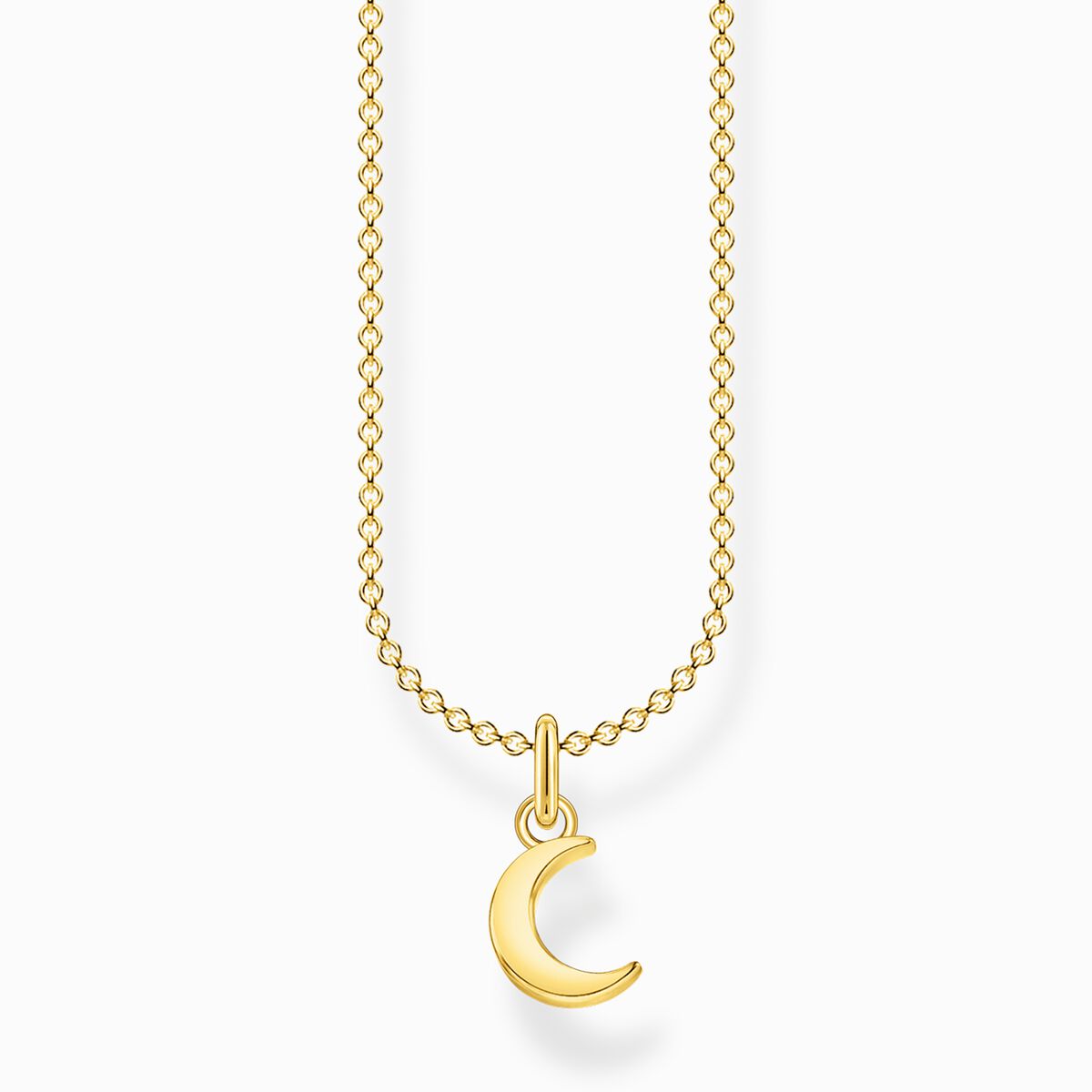 Necklace moon gold