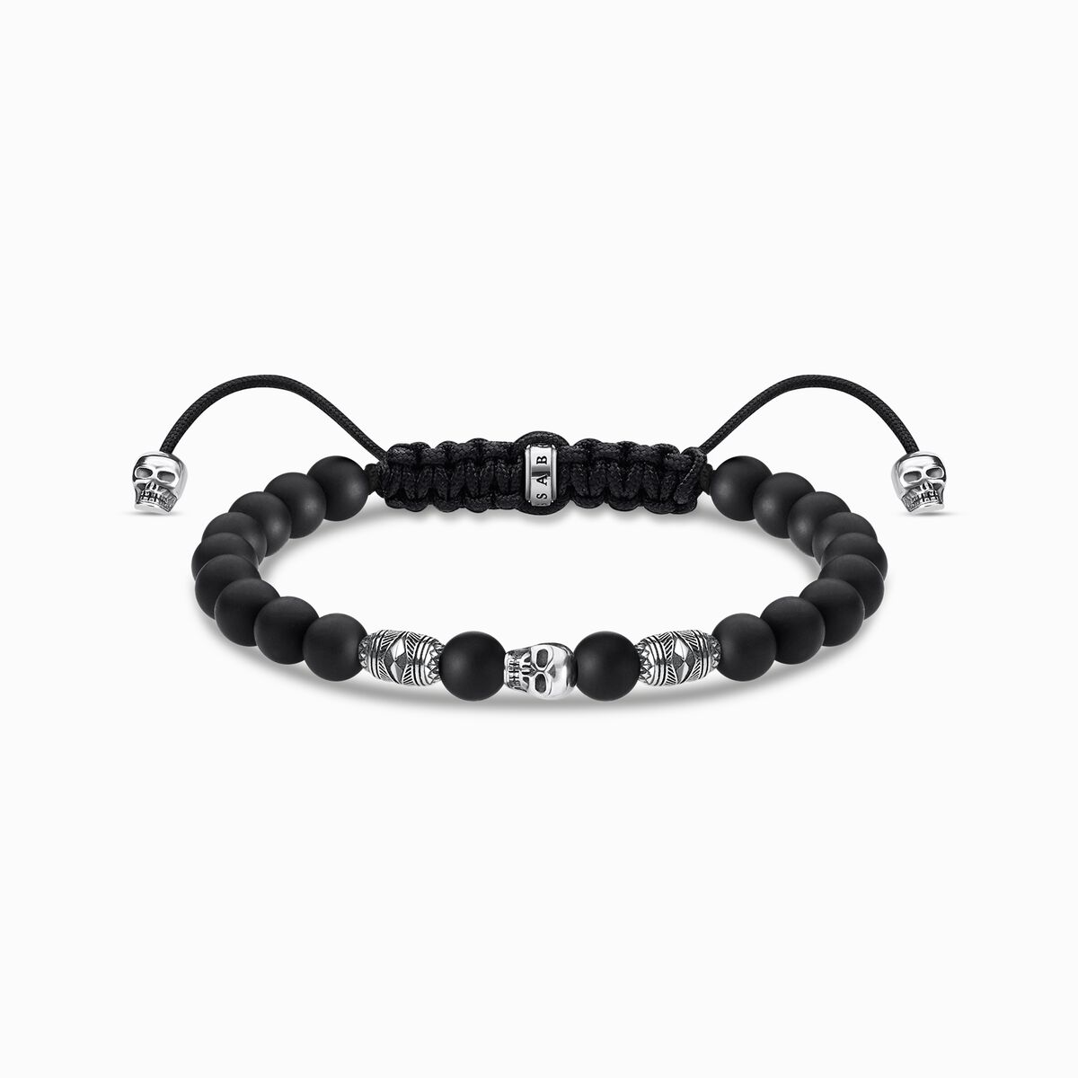 Bracelet black skull
