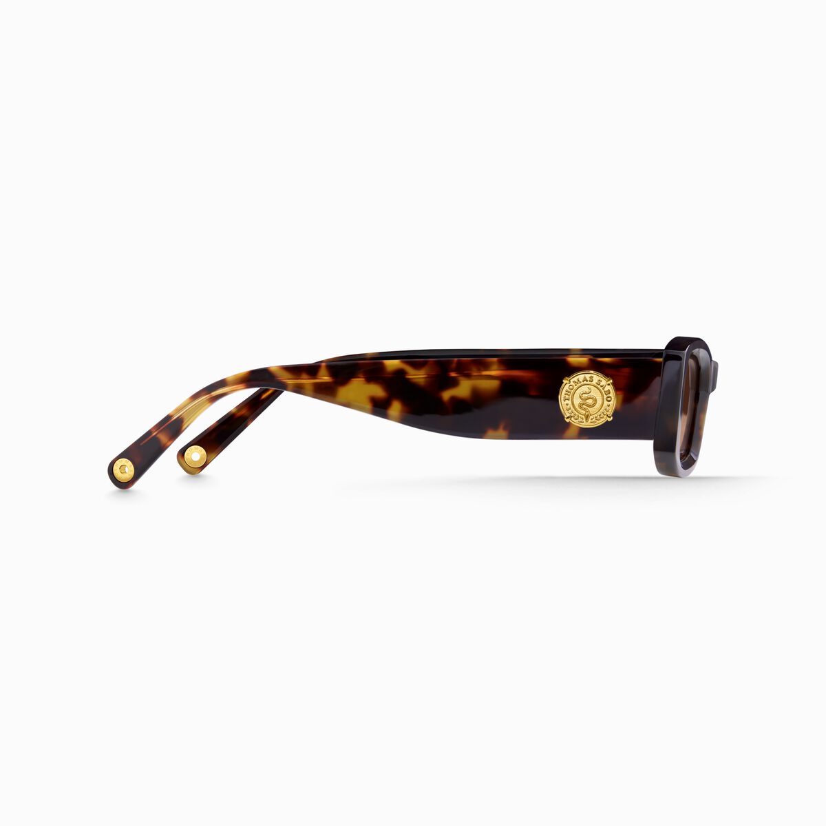 Sunglasses Kim slim rectangular havana