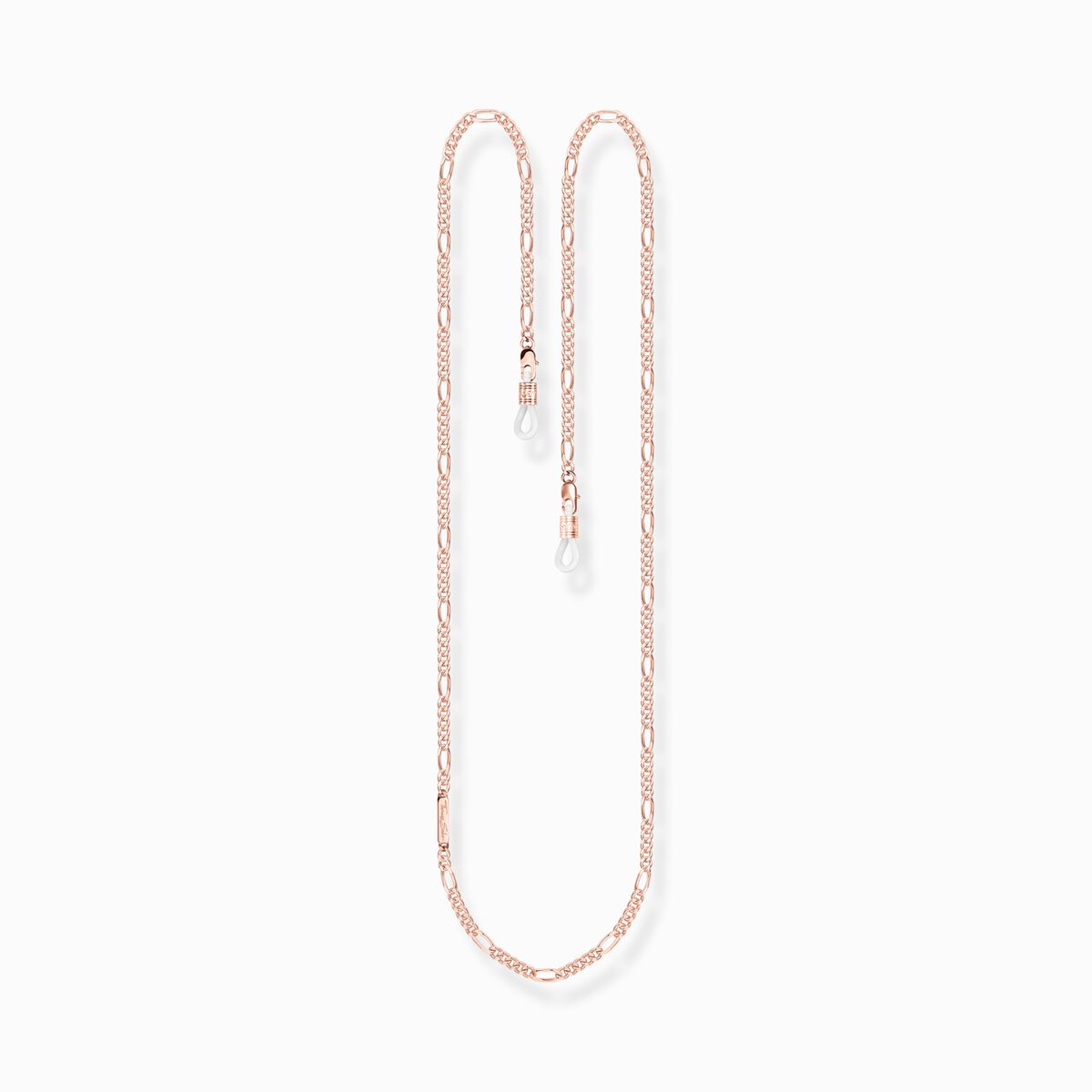 Eyewear chain figaro rose gold-coloured