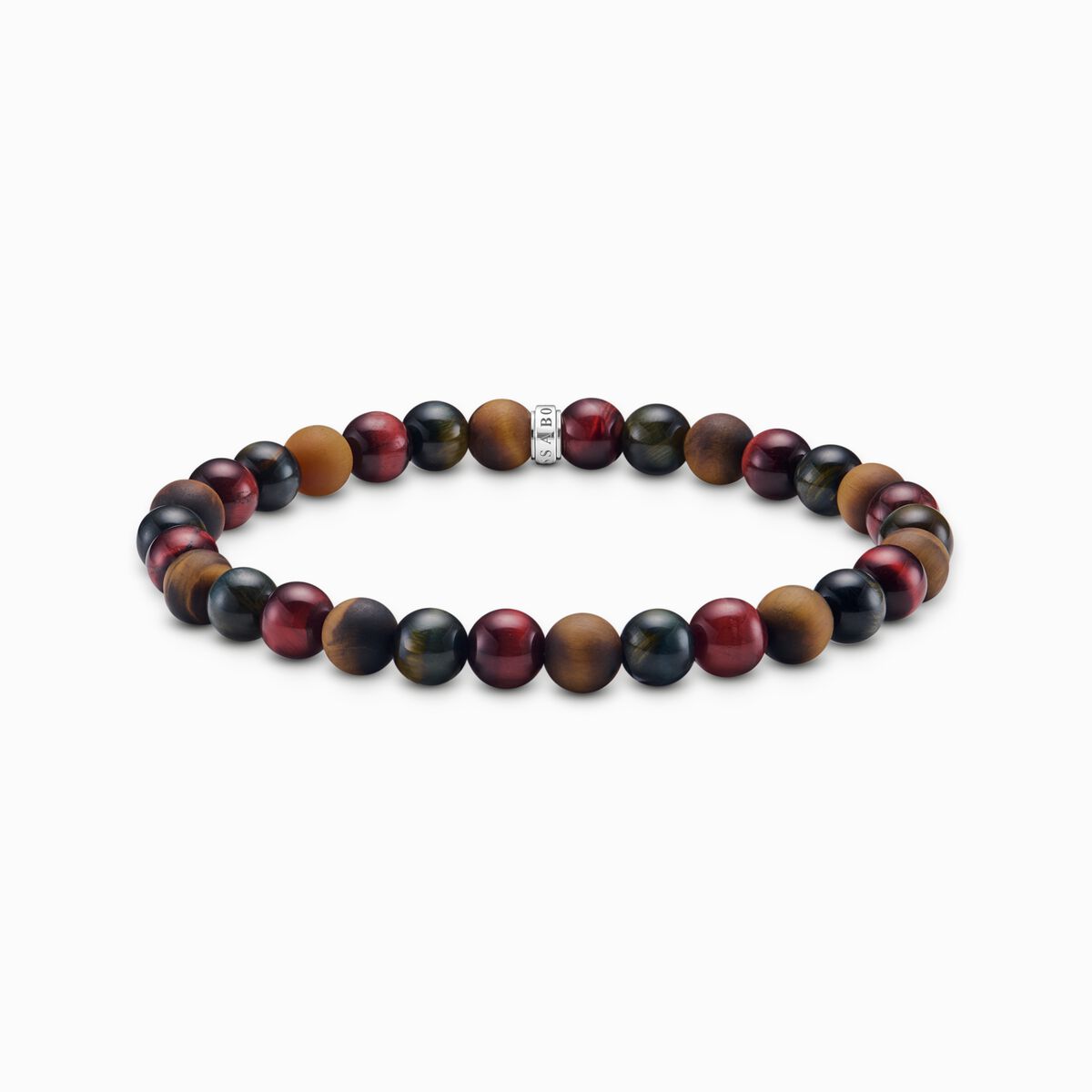 Talisman bracelet with tiger eye beads