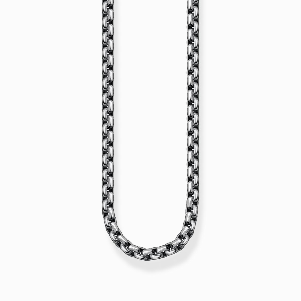 Venezia chain silver blackened Thickness 4.00 mm (0.16 Inch)