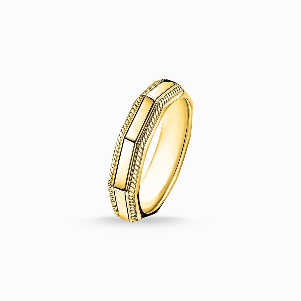 Ring angular gold