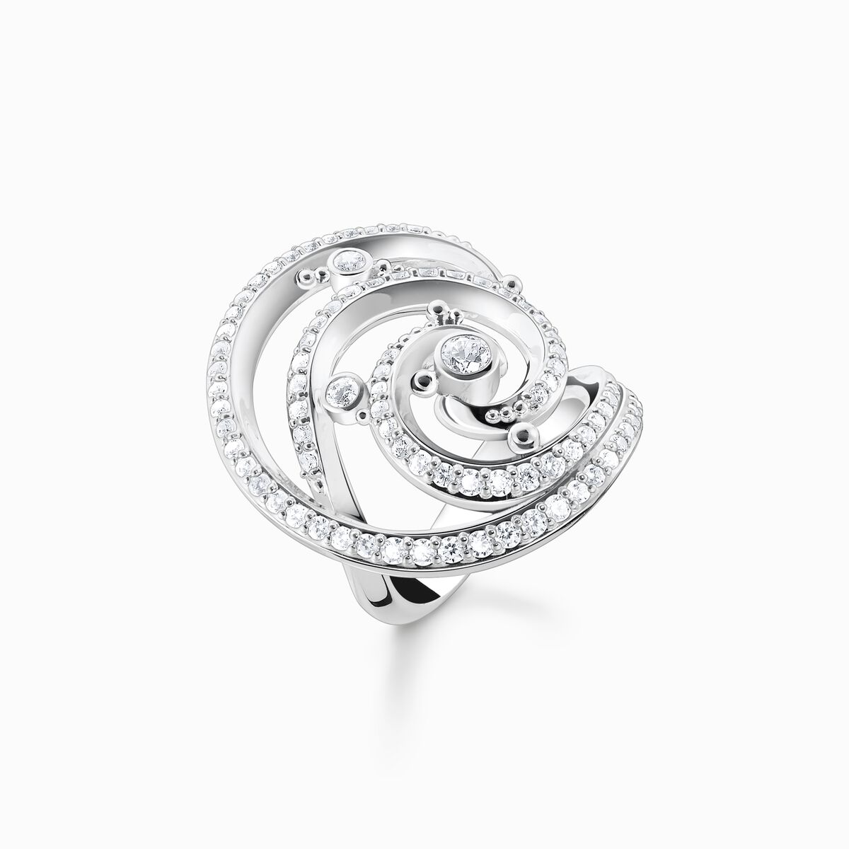 Ring wave with white stones