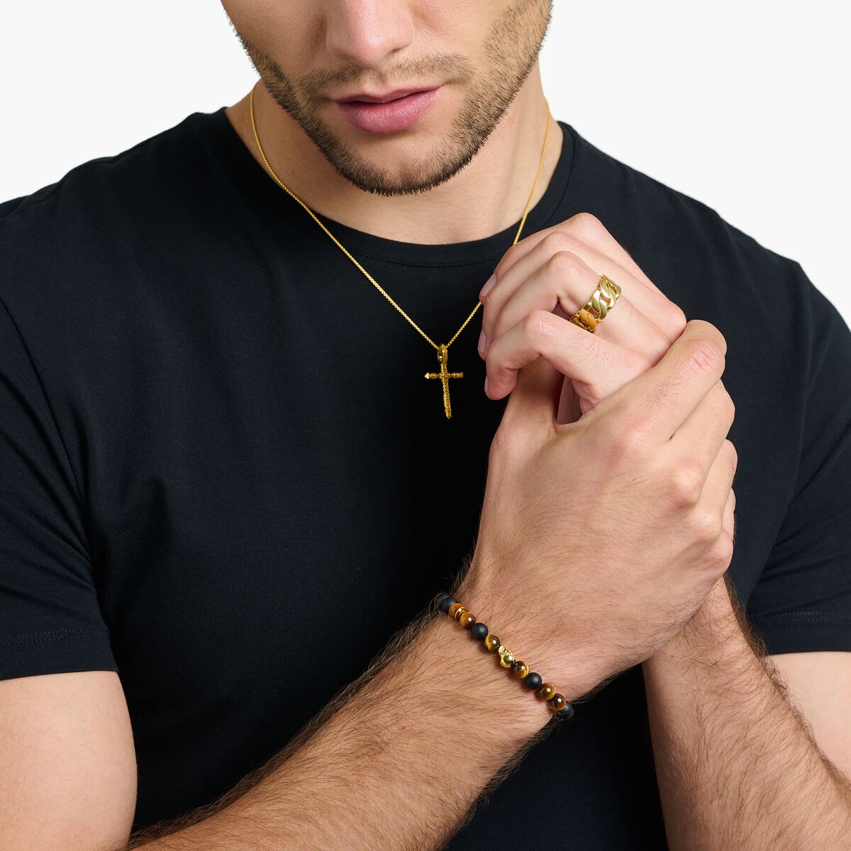 Bracelet brown skull