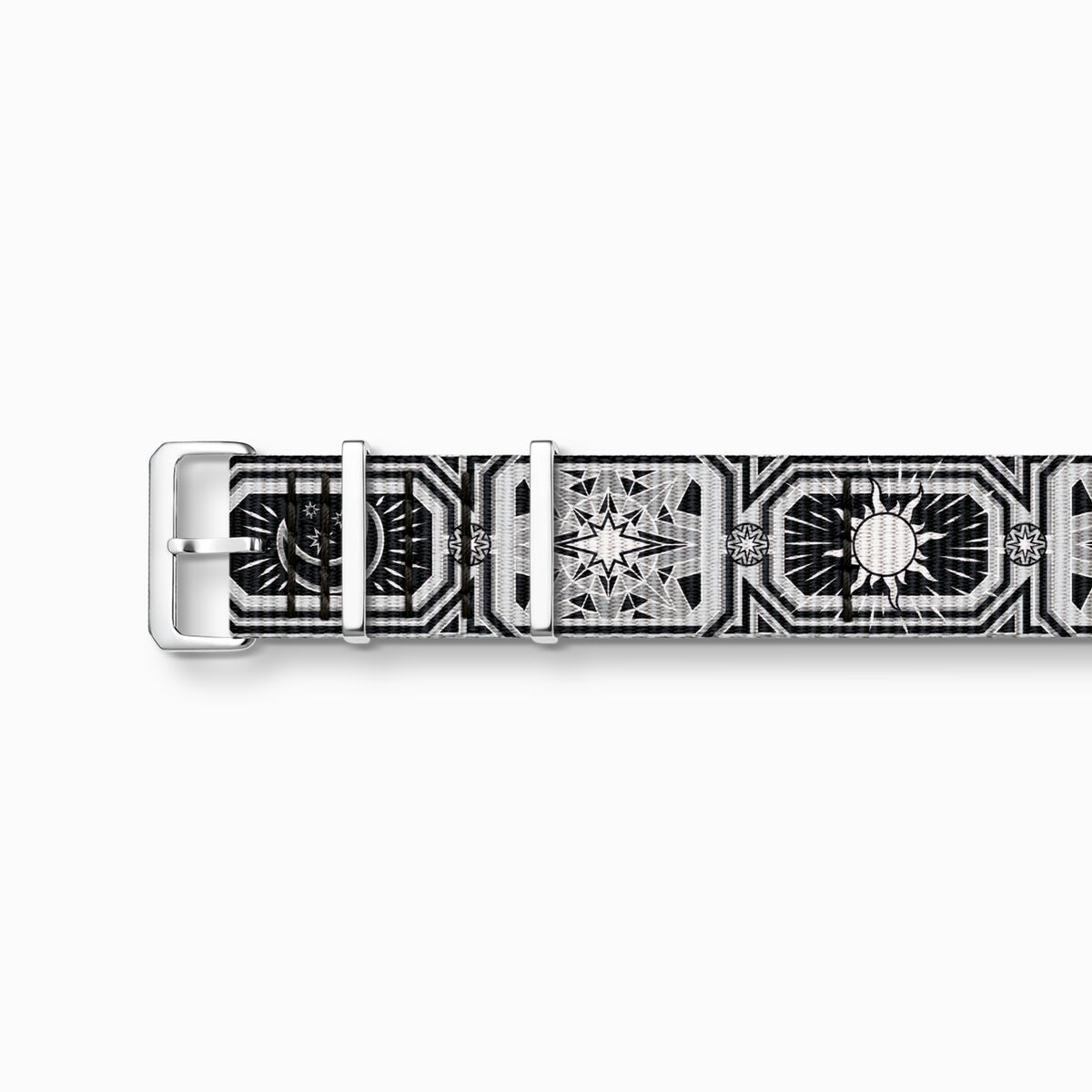 Watch strap Code TS nato, black night sky