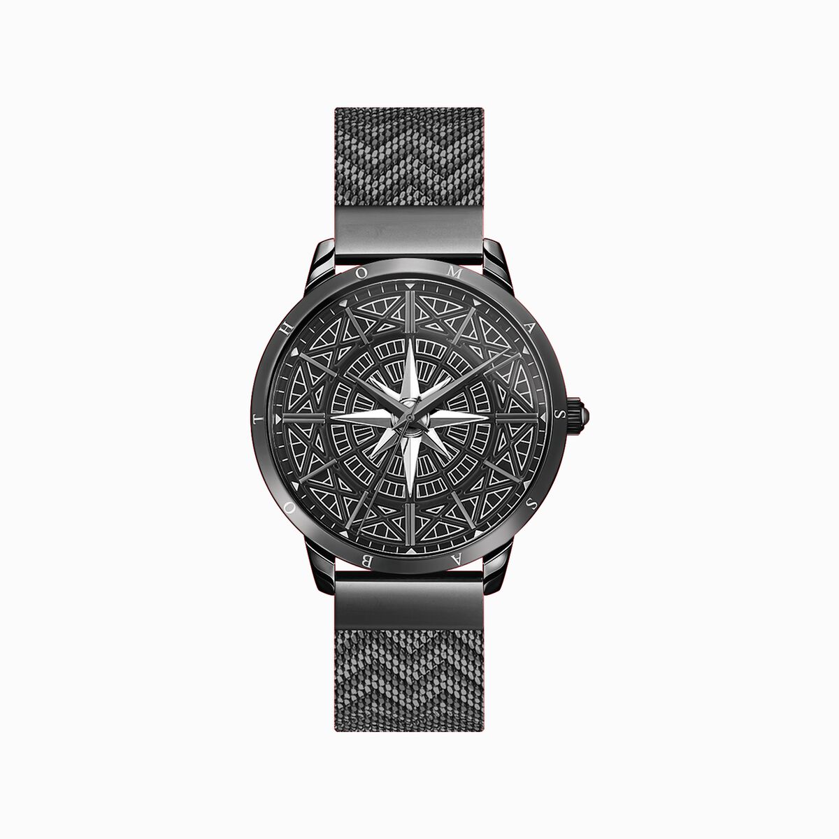 Jewellery set Spirit Cosmos compass black and silver