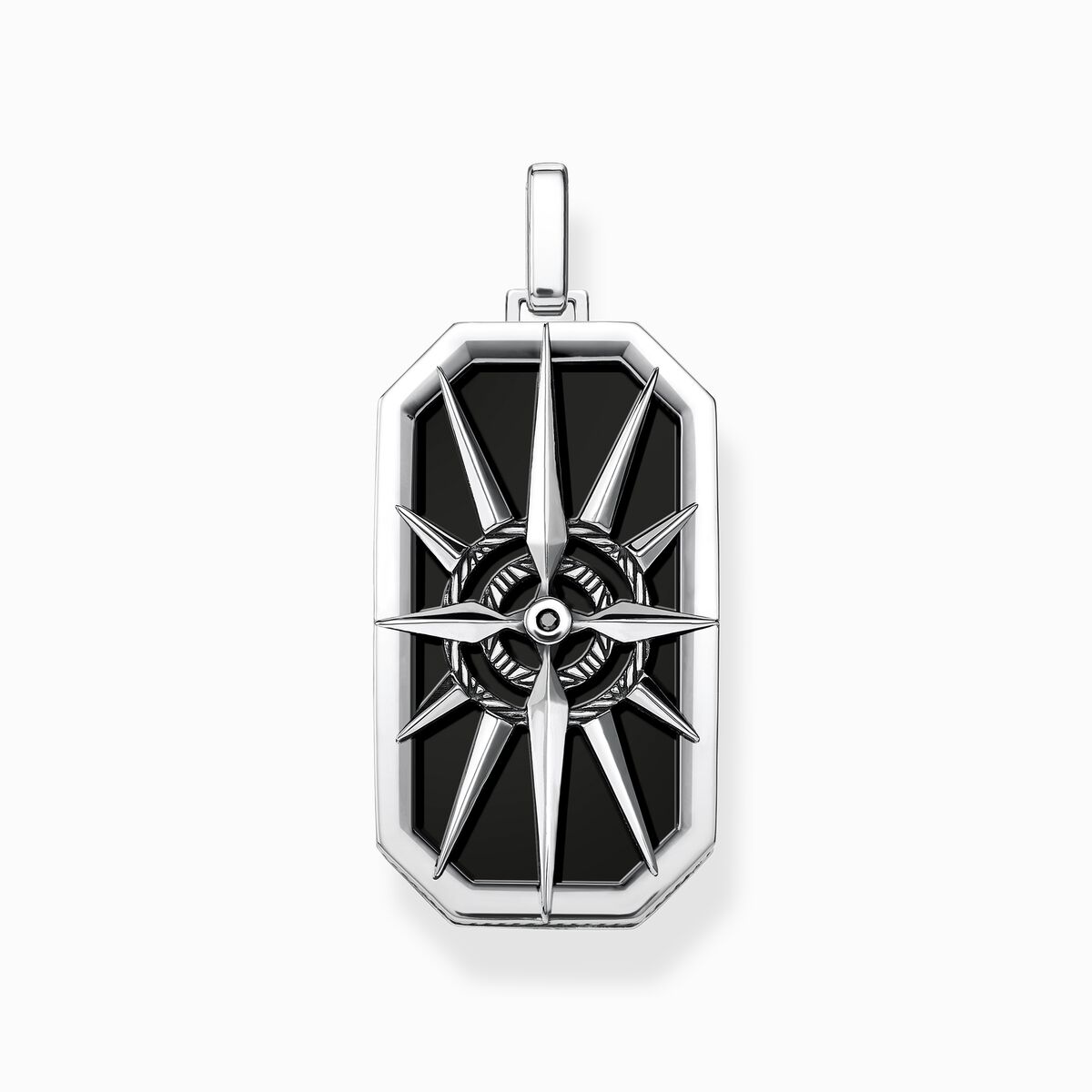Pendant compass star black