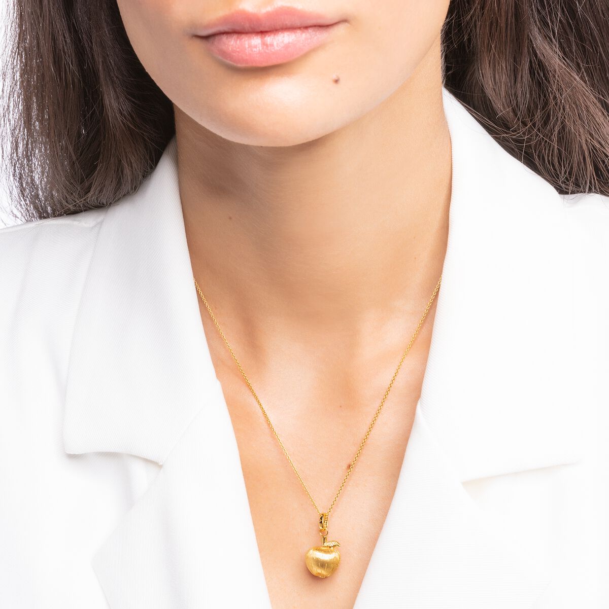 Necklace apple gold