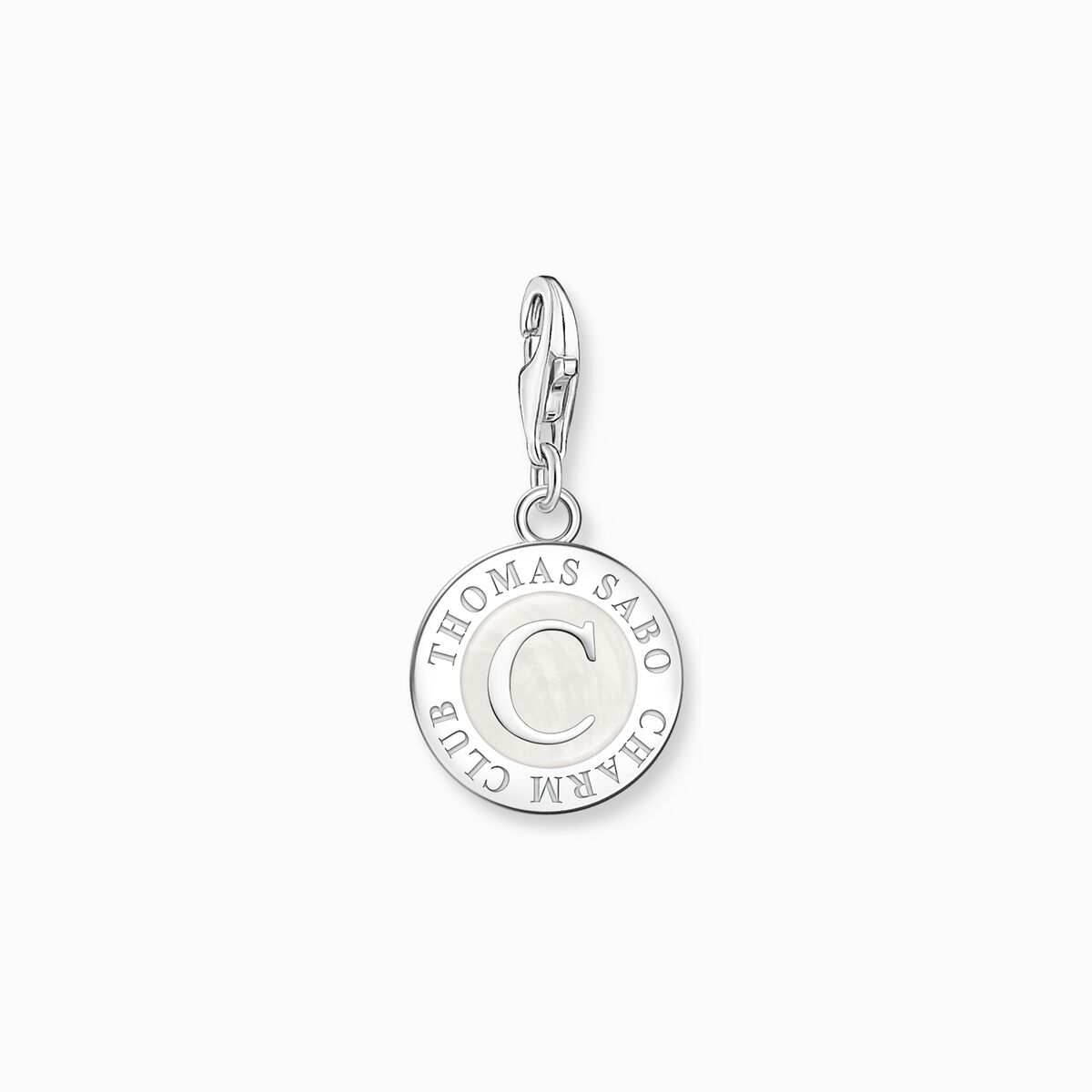 Charm white Coin silver