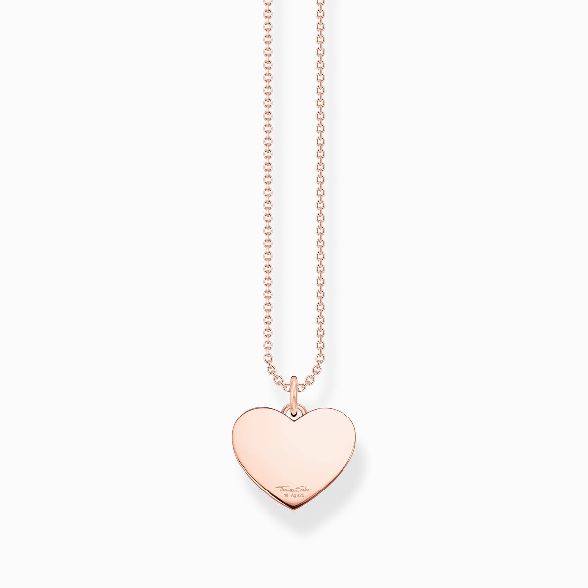 Necklace heart rose gold