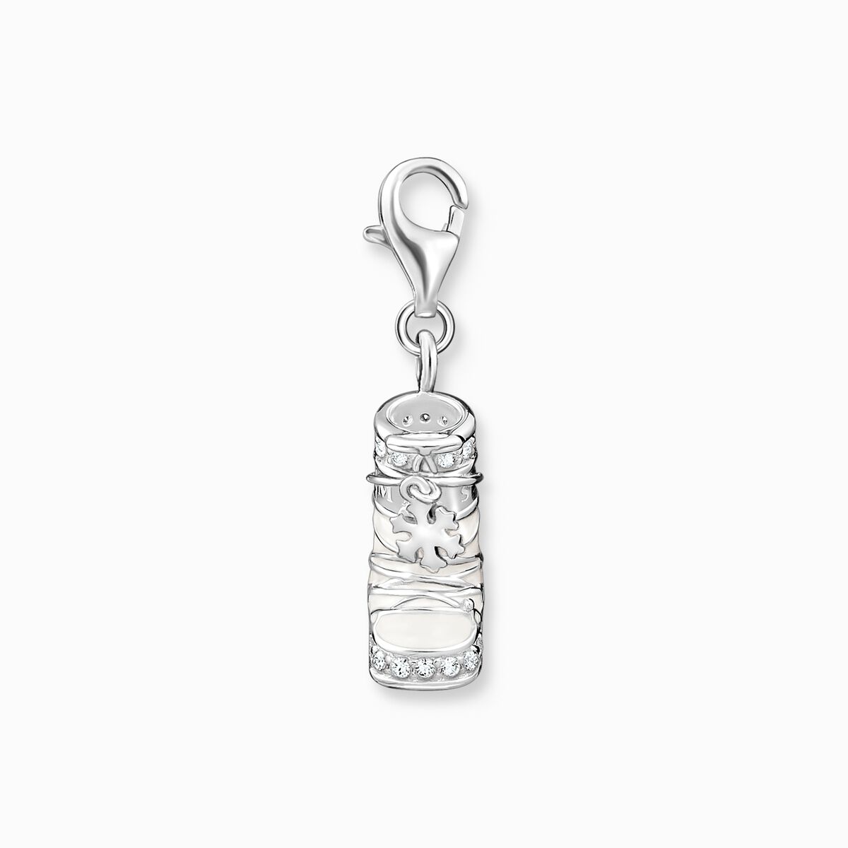 Charm pendant snowshoe silver
