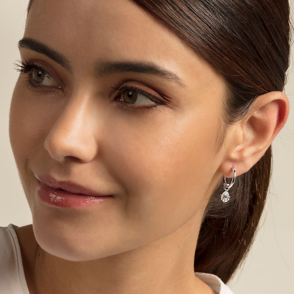 Hoop earrings drop