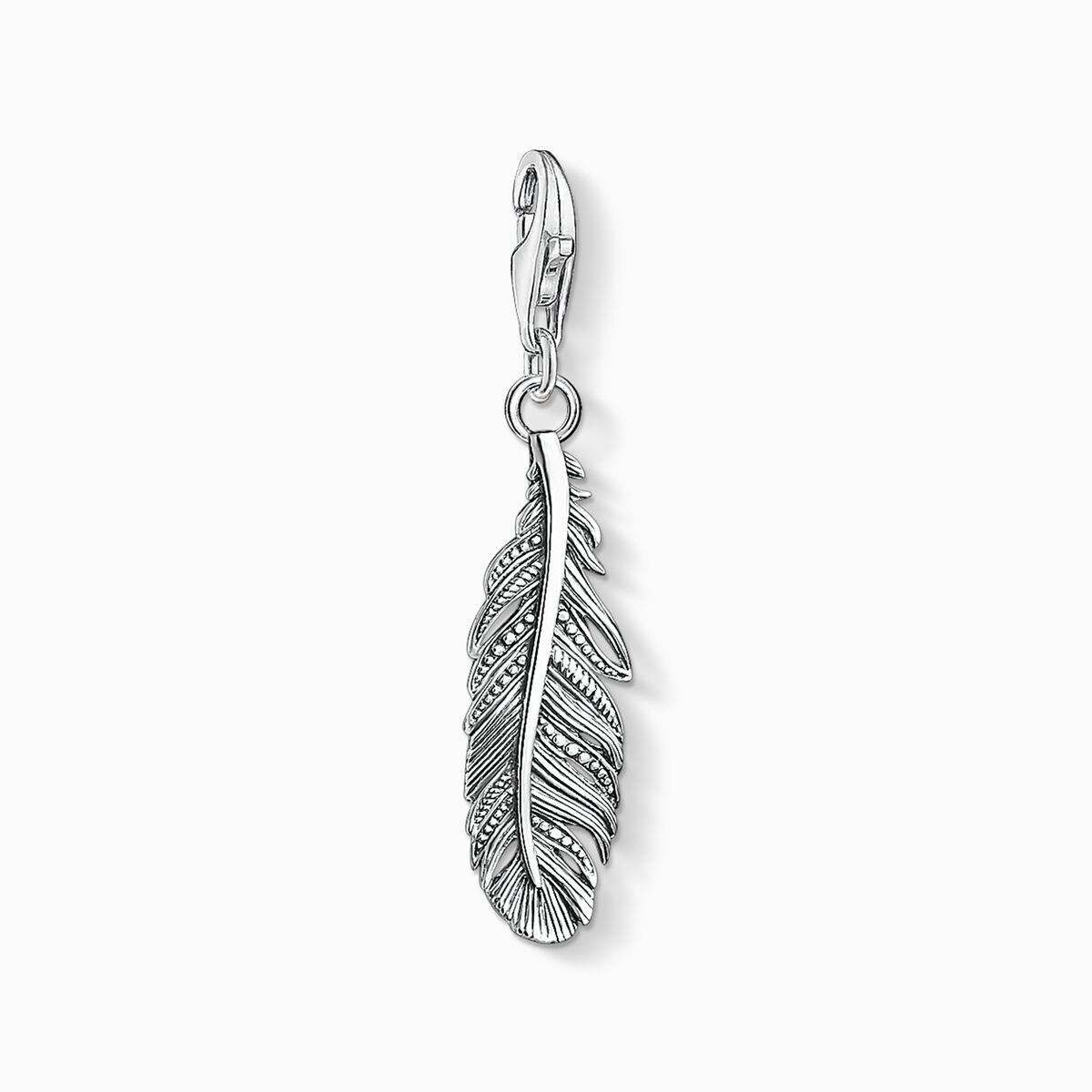 Charm pendant feather