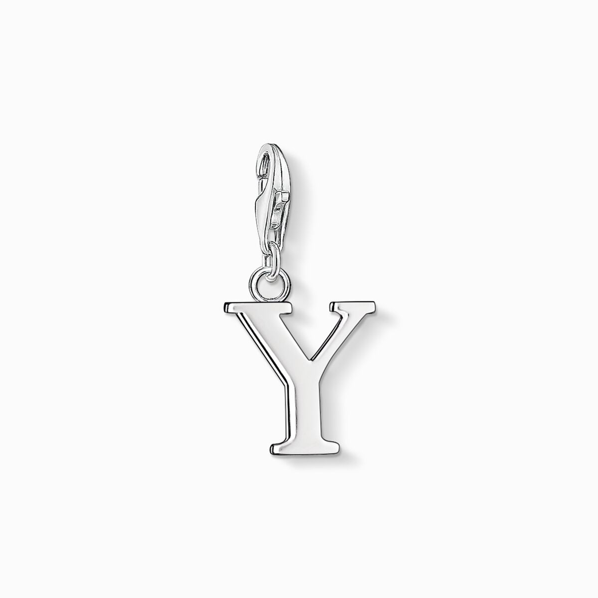 Charm pendant letter y