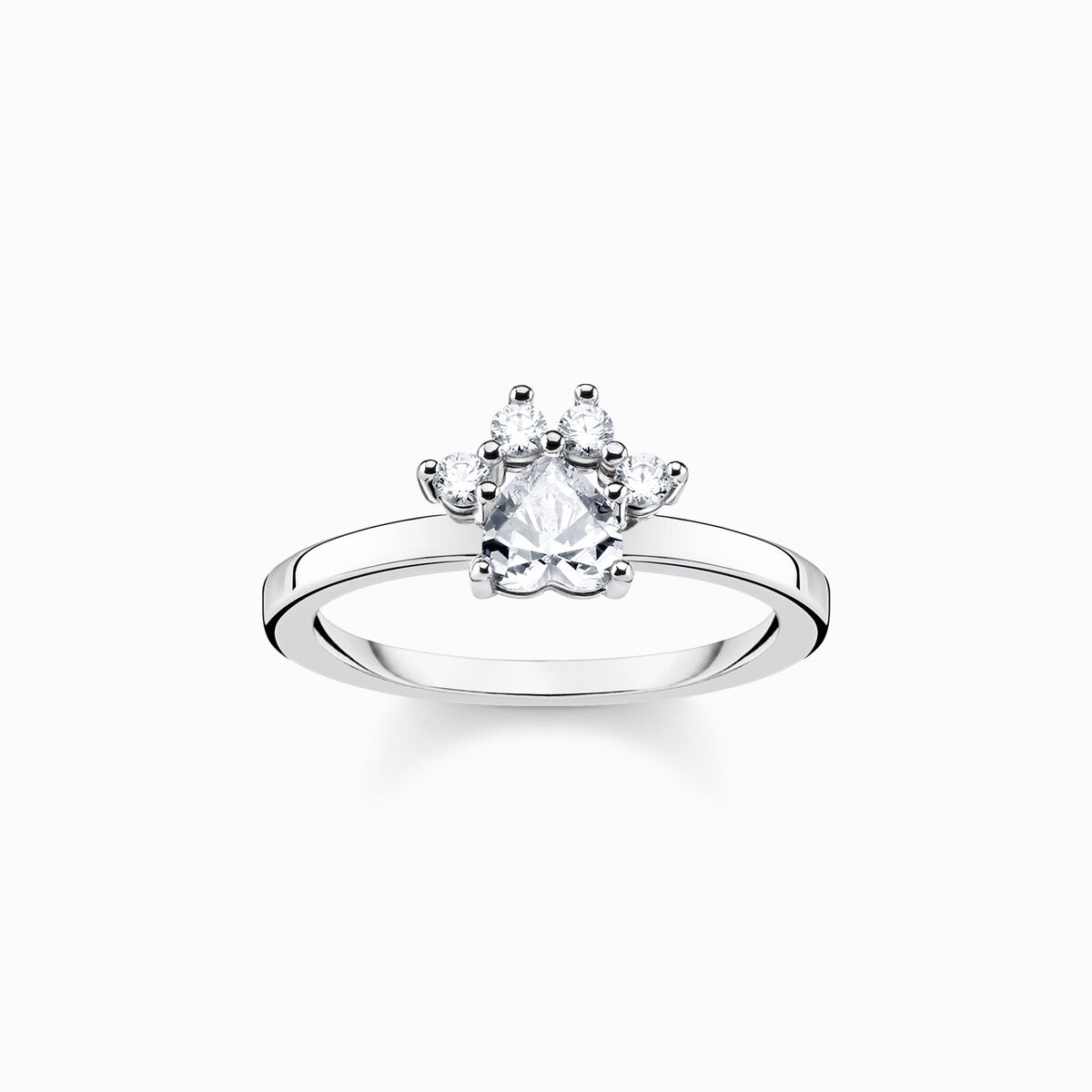 Ring paw cat silver
