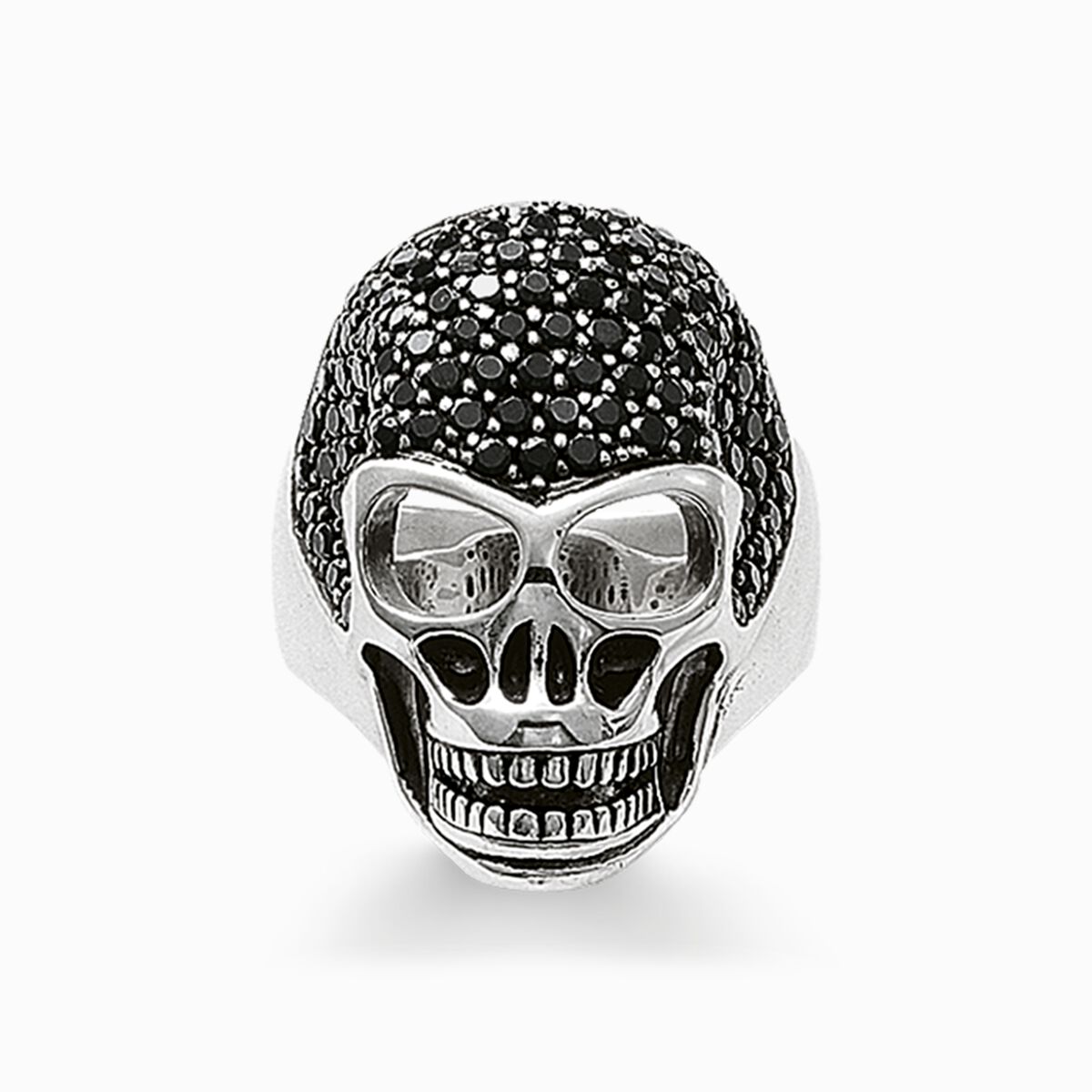 Ring skull pavé