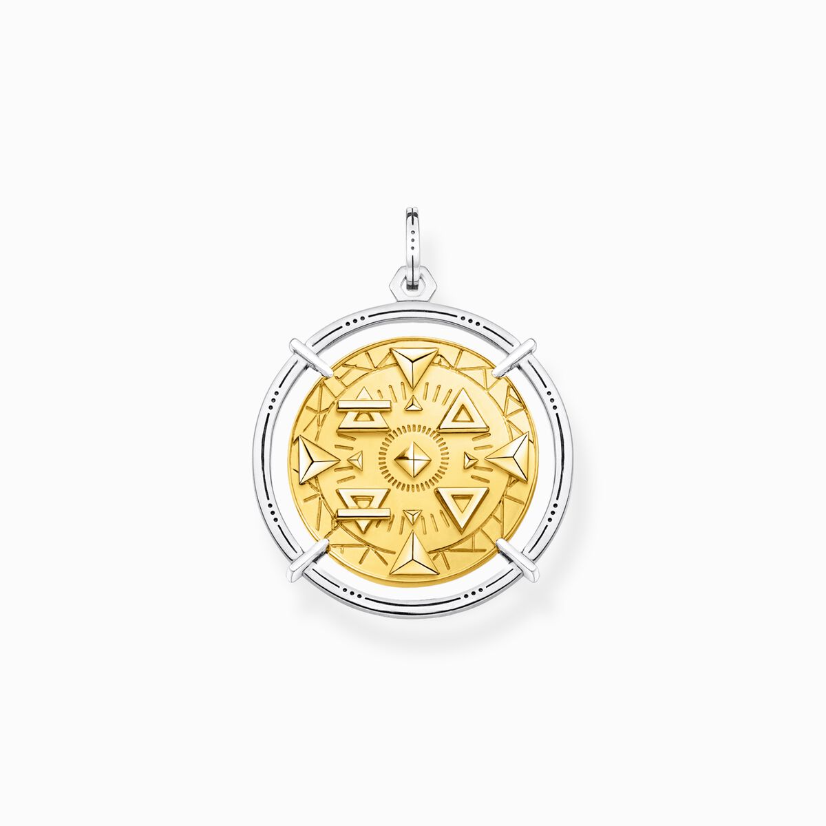 Pendant amulet elements of nature gold
