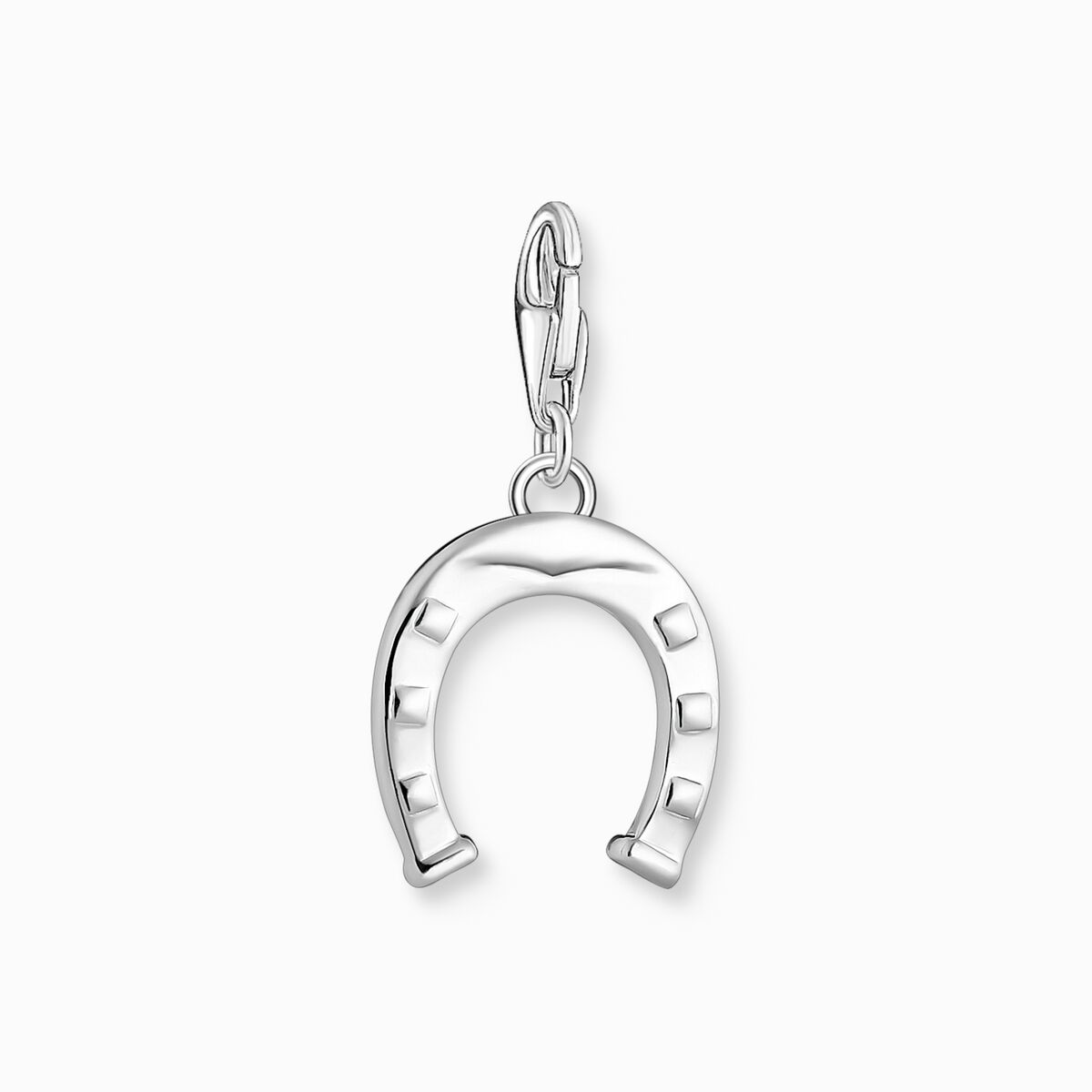 Charm pendant horseshoe silver