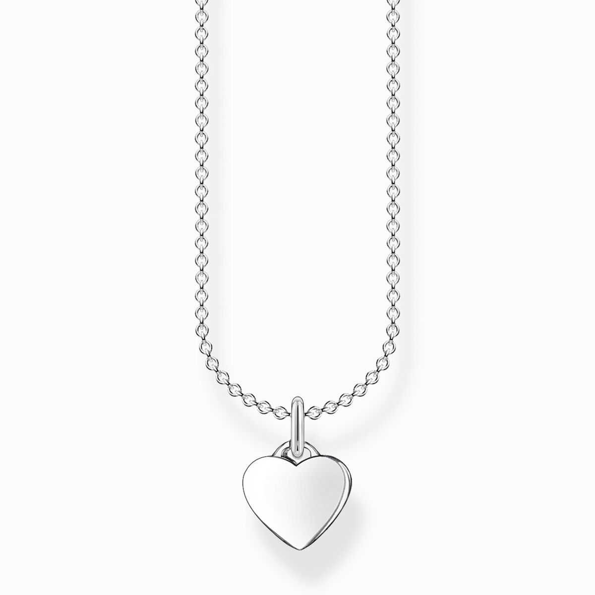Necklace heart silver