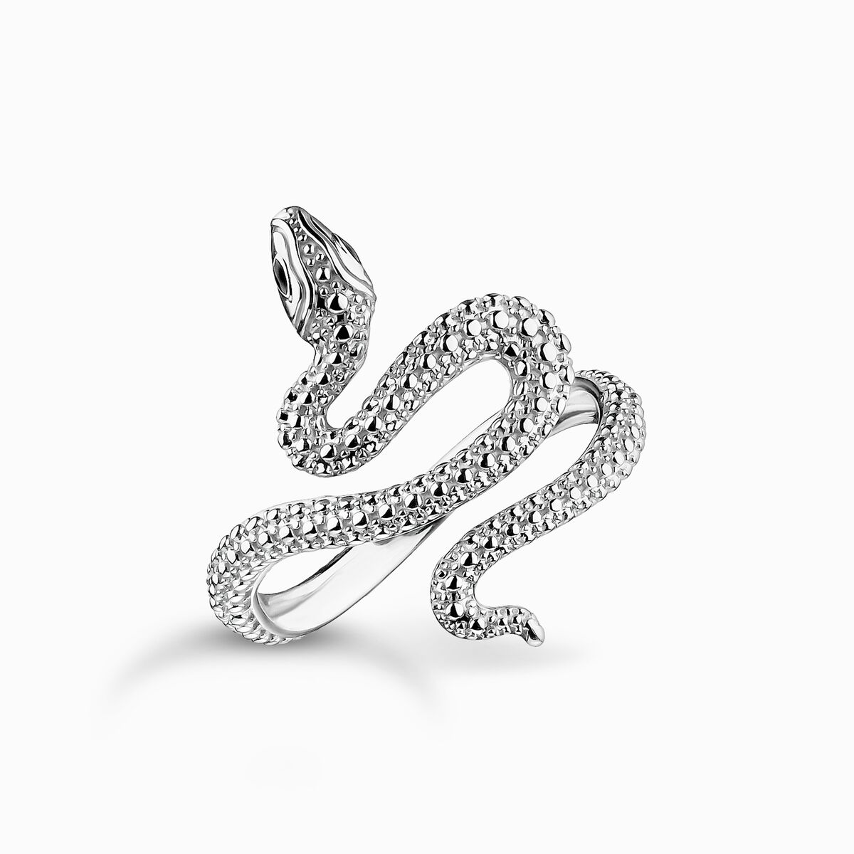 Silver snake ring Tempting Romance