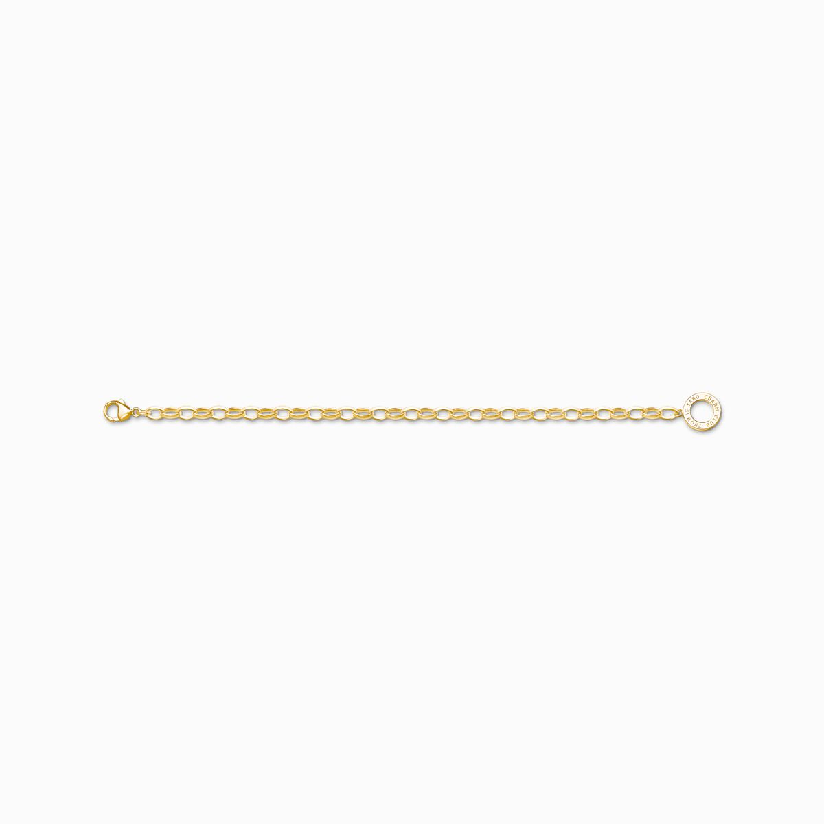 Charm bracelet classic gold plated