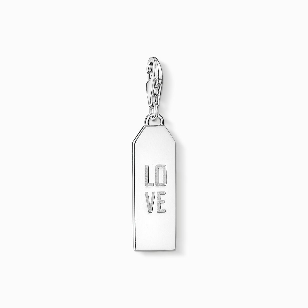 Charm pendant love silver