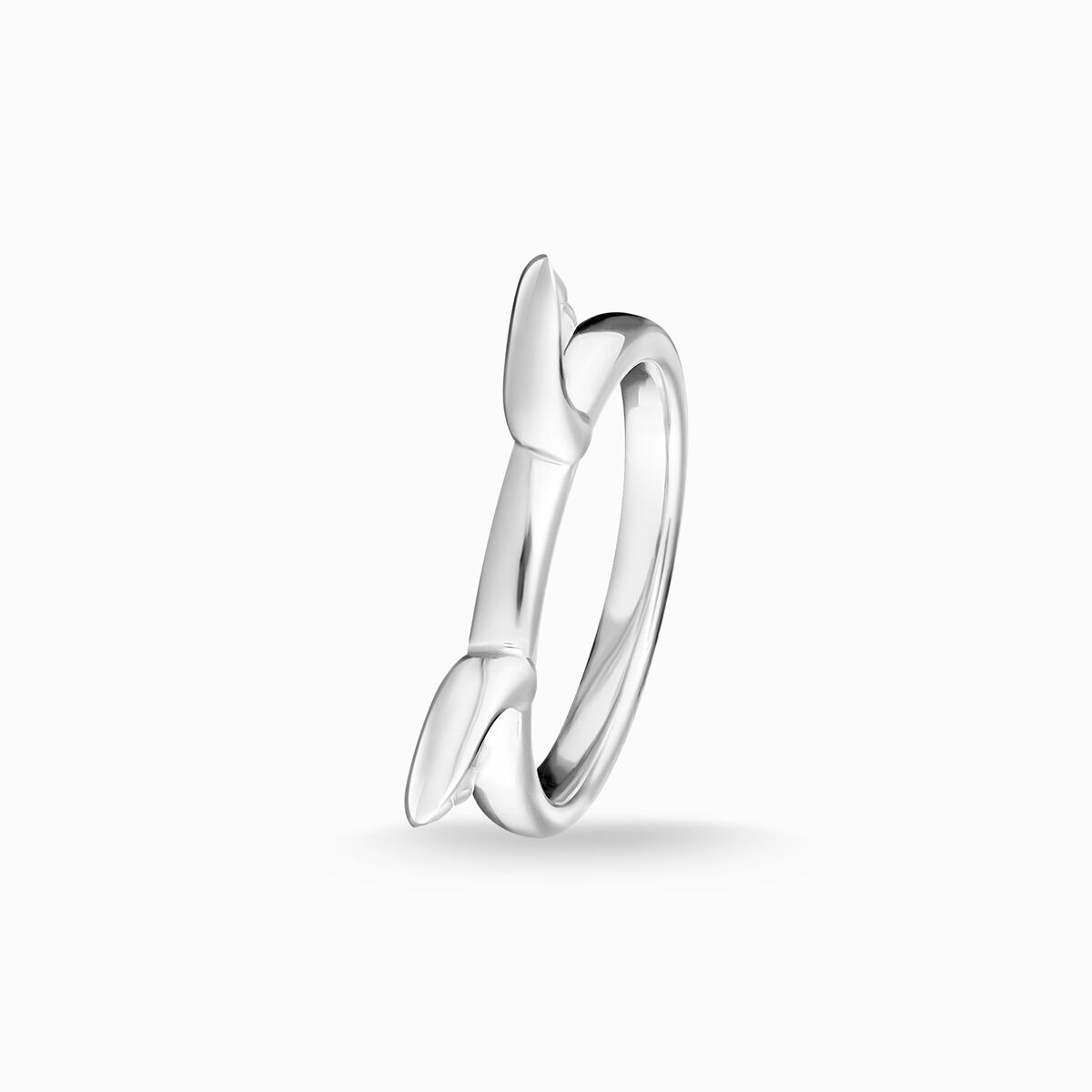 Ring cat’s ears, silver
