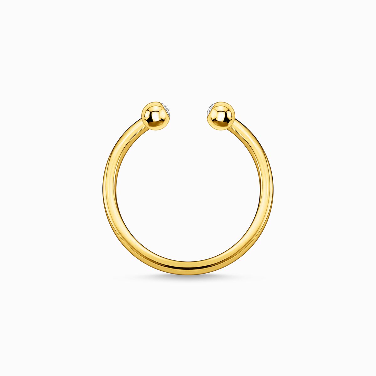 Ring dots stones gold