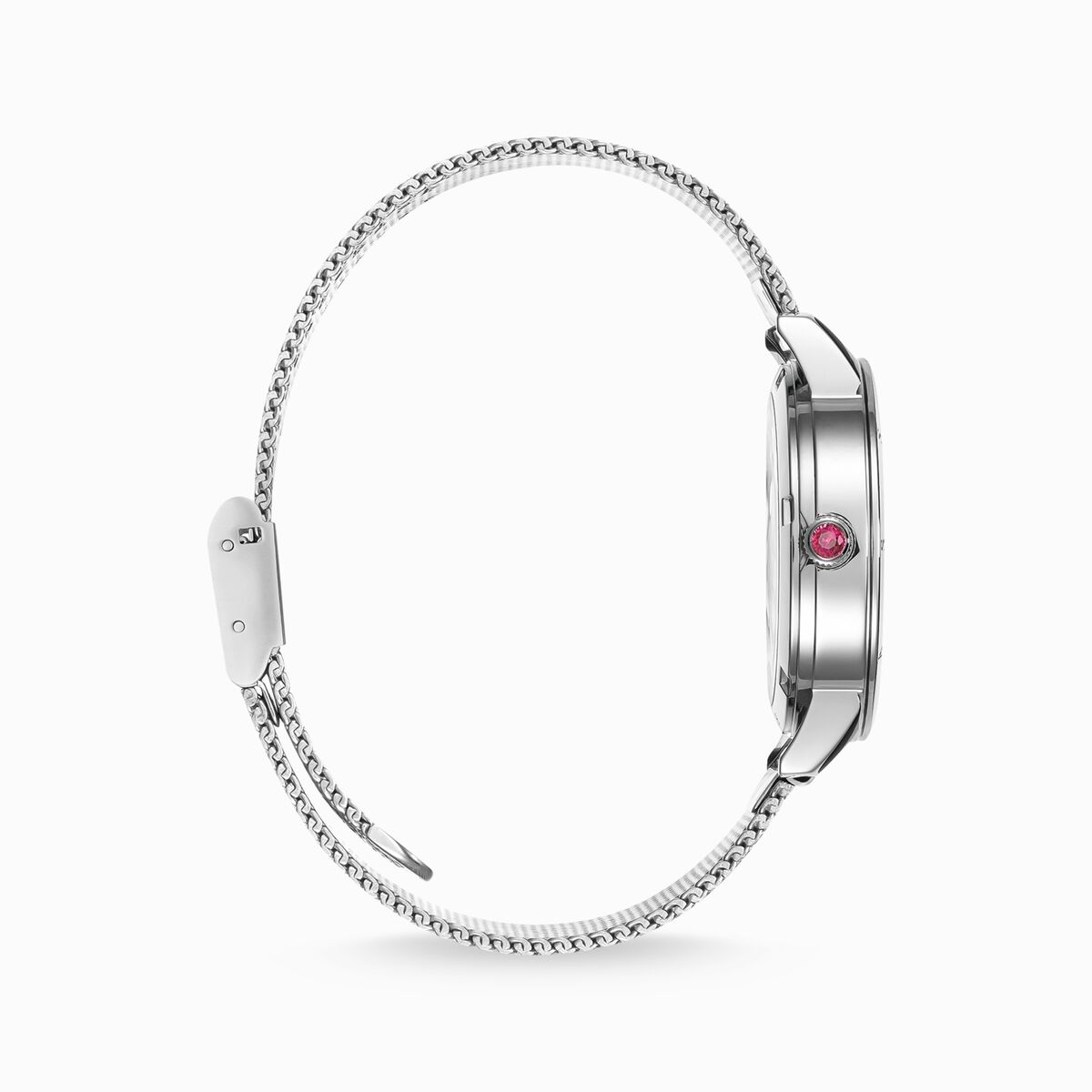 Women’s watch snake in 3D optics silver-coloured