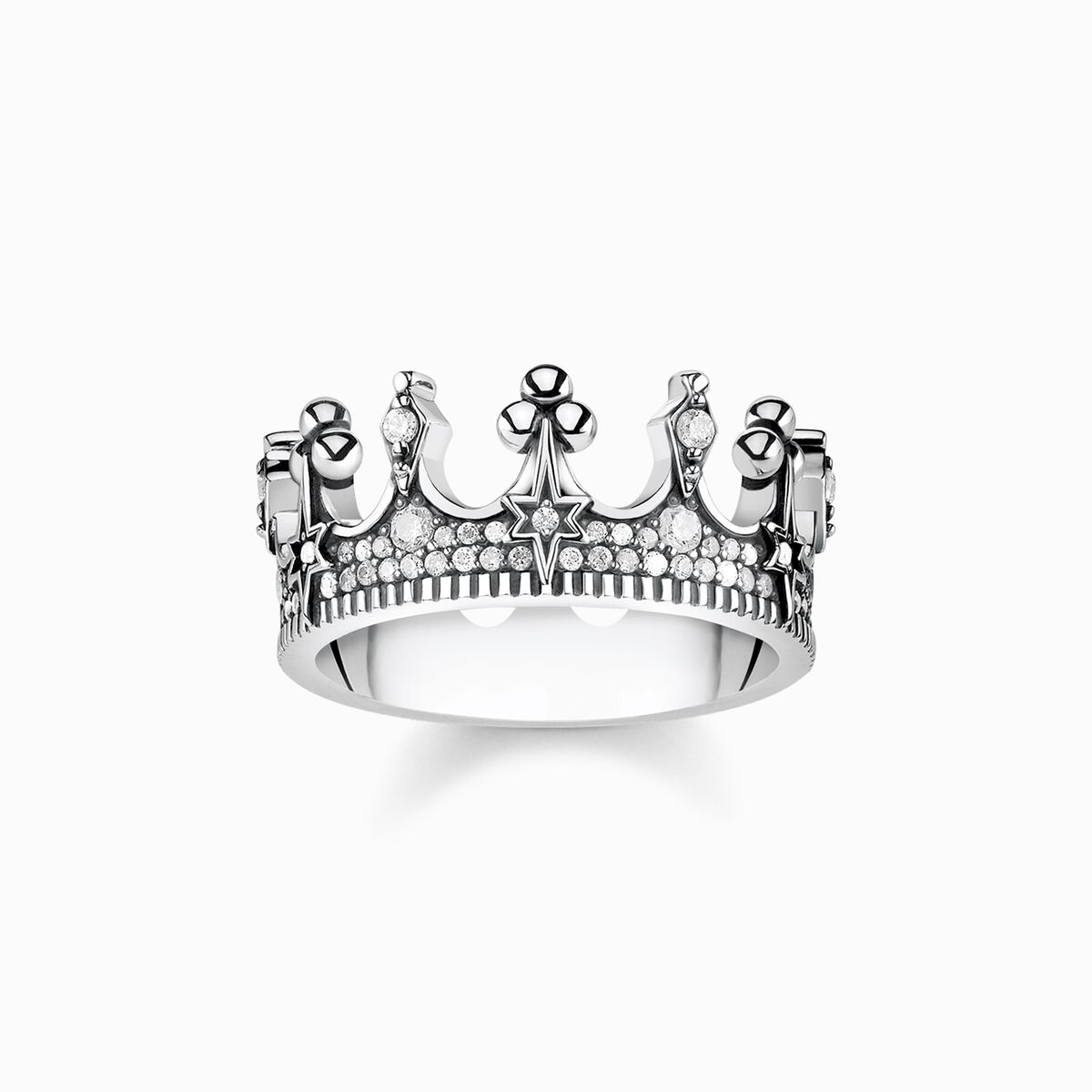 Ring crown silver