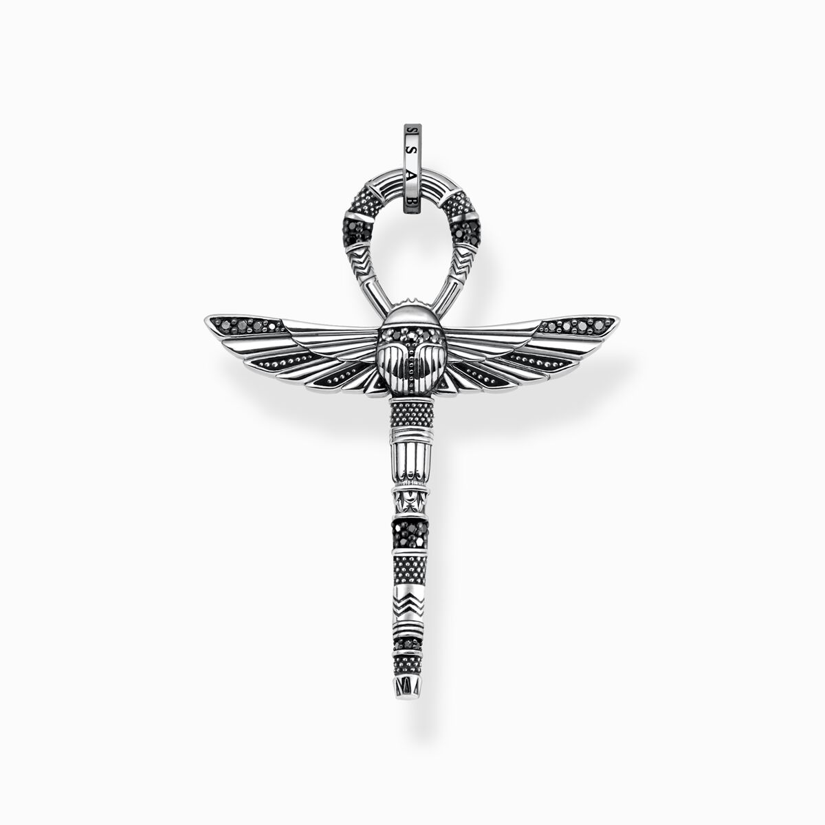 Pendant cross of life ankh with scarab