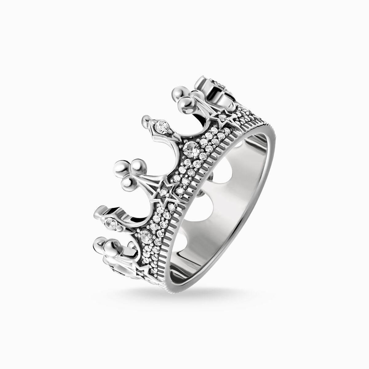 Ring crown silver