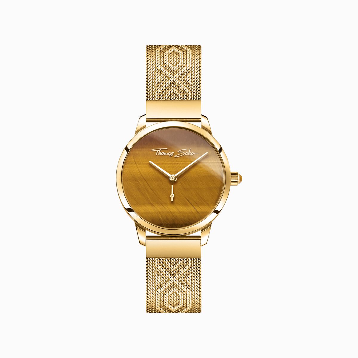 Women’s watch garden spirit tiger‘s eye gold